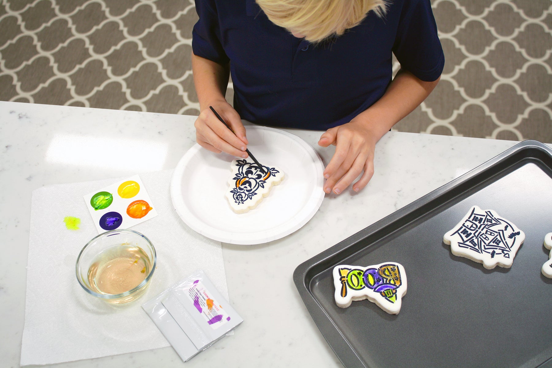 Making and Decorating PYO (Paint Your Own) Cookies
