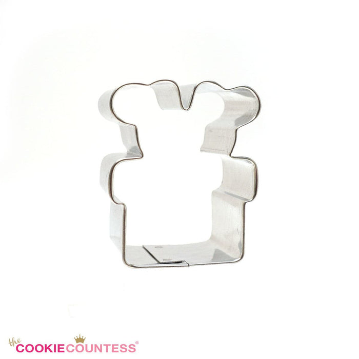 American Tradition Cookie Cutter Mini Santa Feet in Chimney Cookie Cutter 2"