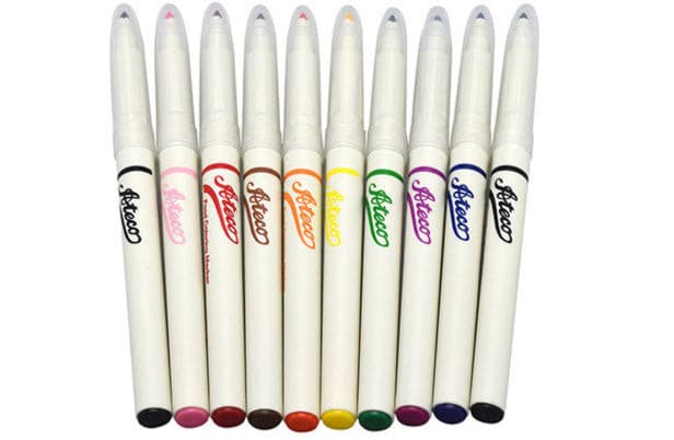 Ateco Pens and Markers Ateco 10 Piece Food Coloring Markers - Fine Tip Set