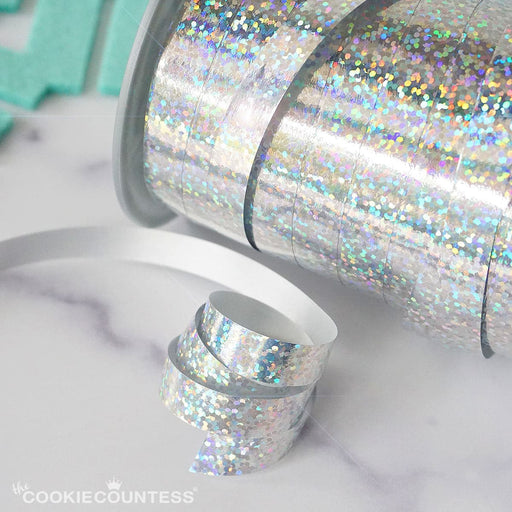 C. E. Pattberg Packaging Curling Ribbon: Holographic Silver