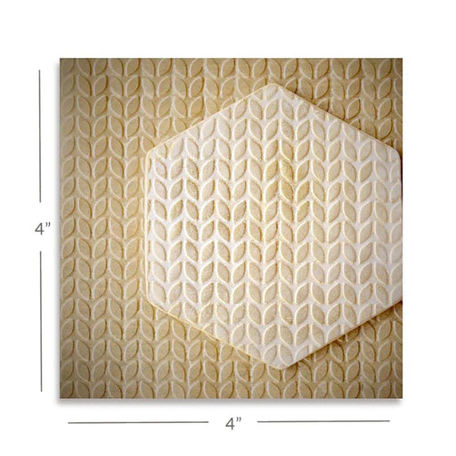 Intricut Edibles Parchment Paper Parchment Texture Sheets - Knit Pattern 2