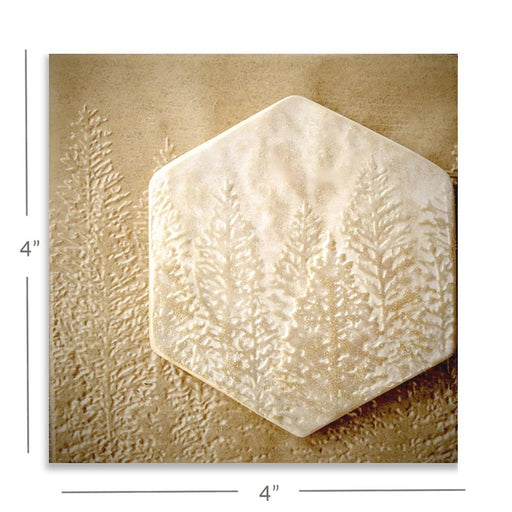 Intricut Edibles Parchment Paper Parchment Texture Sheets - Pine Trees
