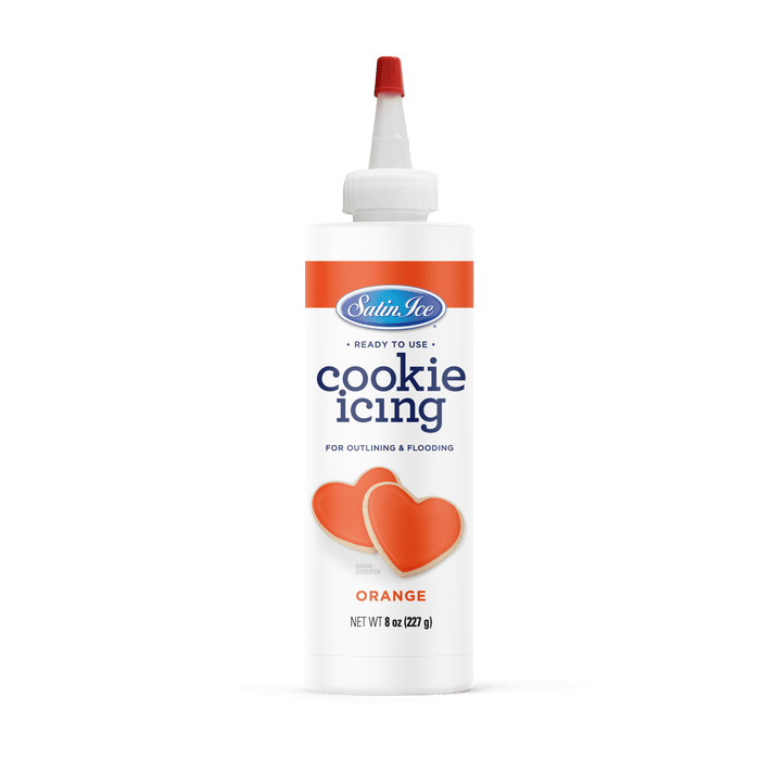 Satin Ice Cookie Icing Orange Cookie Icing