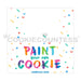 The Cookie Countess Bag Topper Bag Topper 4" with PYO Instructions - Rainbow Brush