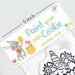 The Cookie Countess Bag Topper Bag Topper 5" with PYO Instructions - Easter Basket