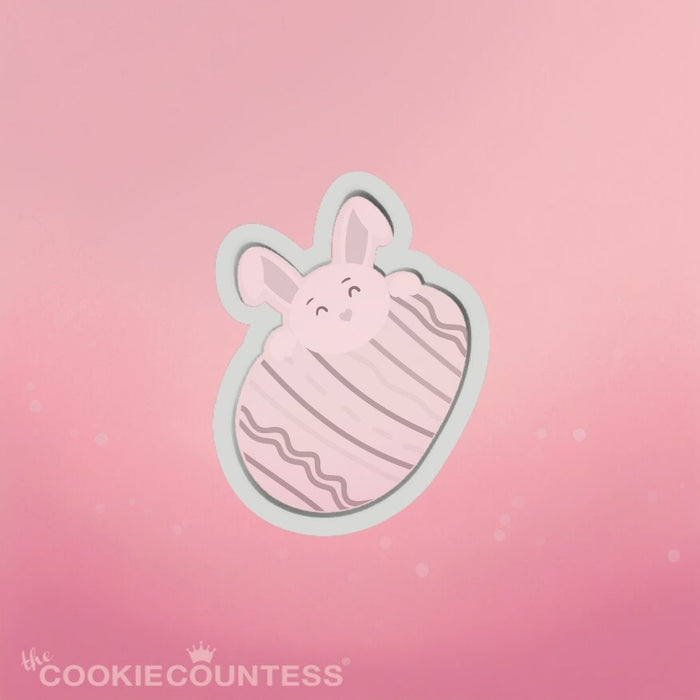 The Cookie Countess Cookie Cutter Peek a Boo Bunny Cookie Cutter
