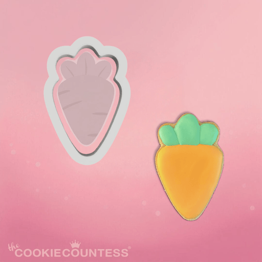 The Cookie Countess Cookie Cutter Small Carrot Cookie Cutter