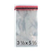 The Cookie Countess Packaging Clear Lip & Tape Bags 3 1/2 x 5 1/2" - pack of 100