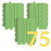The Cookie Countess Packaging Spring Green BULK option set of 75 - Jumbo XL Size Egg Cartons