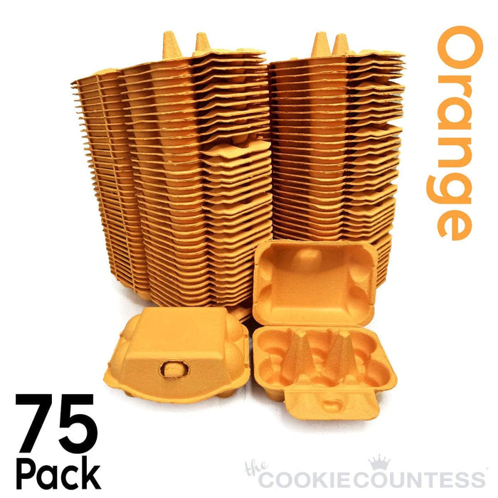 The Cookie Countess Packaging Standard Size Egg Cartons- Bulk set of 75
