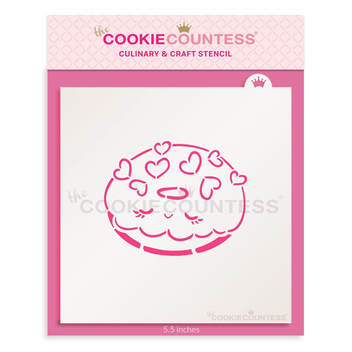 The Cookie Countess PYO Stencil Donut Love PYO Stencil