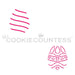 The Cookie Countess PYO Stencil Mini Egg Stripes and Hearts PYO Stencil