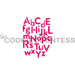 The Cookie Countess Stencil ABCs Pattern Stencil