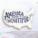 The Cookie Countess Stencil America the Beautiful Stencil
