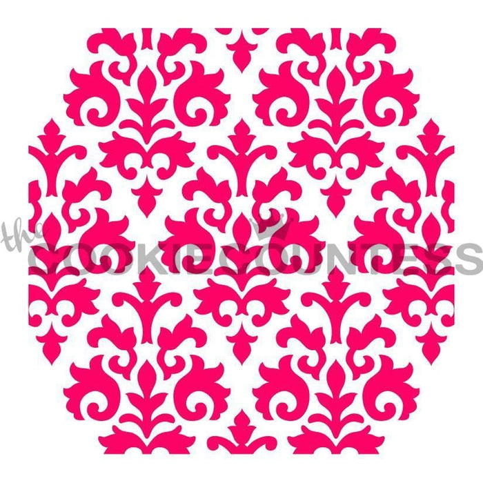 The Cookie Countess Stencil Countess Damask Stencil