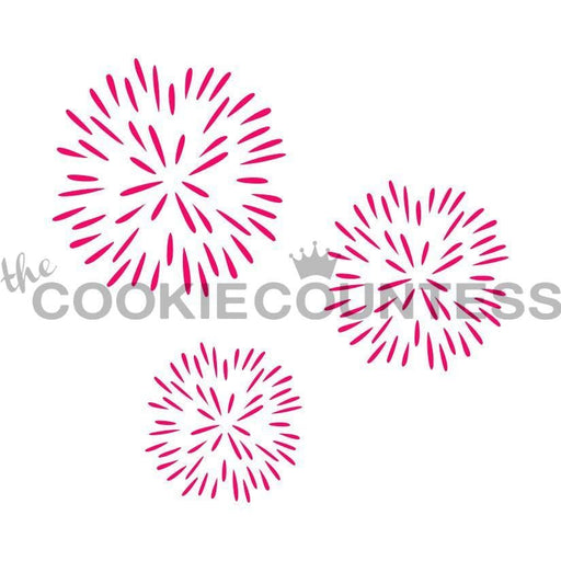 The Cookie Countess Stencil Default Fireworks Stencil