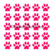The Cookie Countess Stencil Default Paw Prints Dog or Cat Pattern Stencil