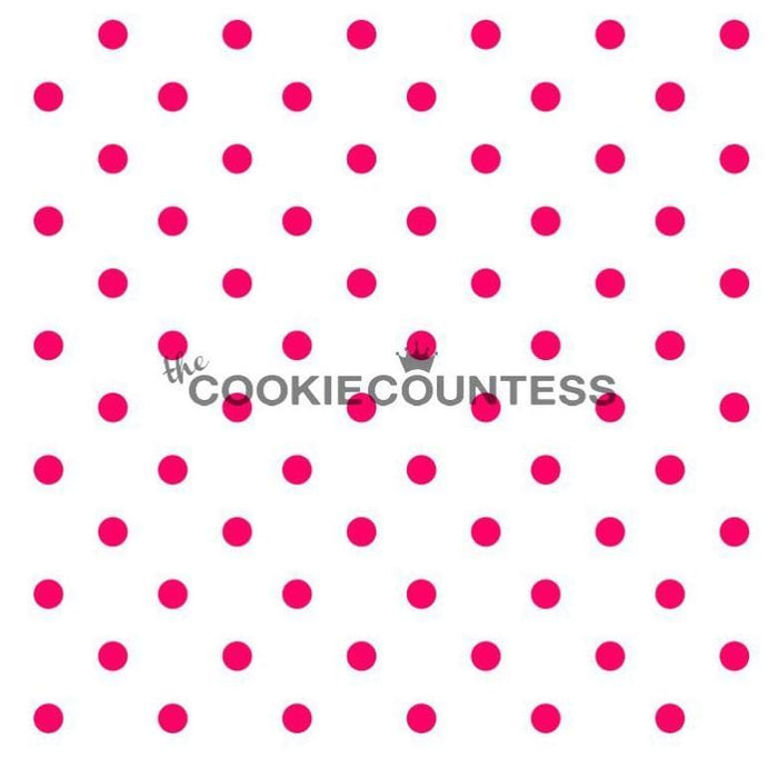 The Cookie Countess Stencil Default Small Dots Stencil