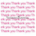 The Cookie Countess Stencil Default Thank You Repeat Stencil