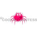 The Cookie Countess Stencil Furry Spider Stencil