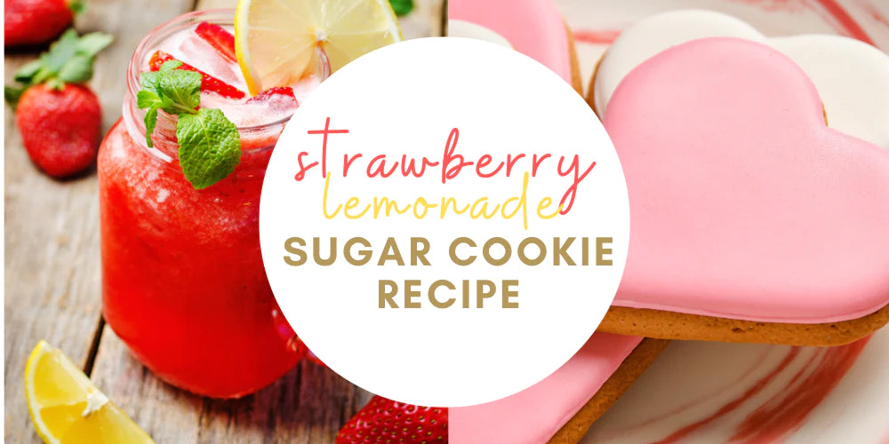 Strawberry Lemonade Sugar Cookies