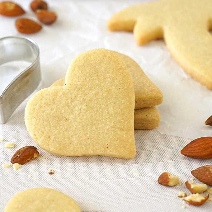 Almond Cutout Cookie Recipe for Cookie Cutters