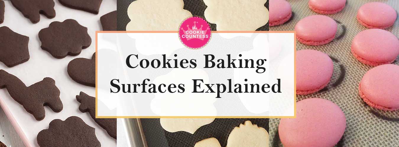 Silicone baking mats are the key to baking cookies