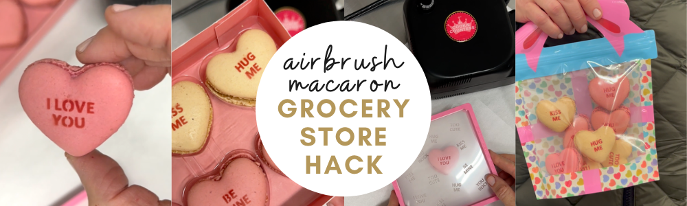 Grocery Store Hack! Airbrushed Macarons