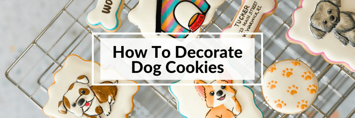 How to Decorate a Set of Dog-Themed Cookies - The Cookie Countess
