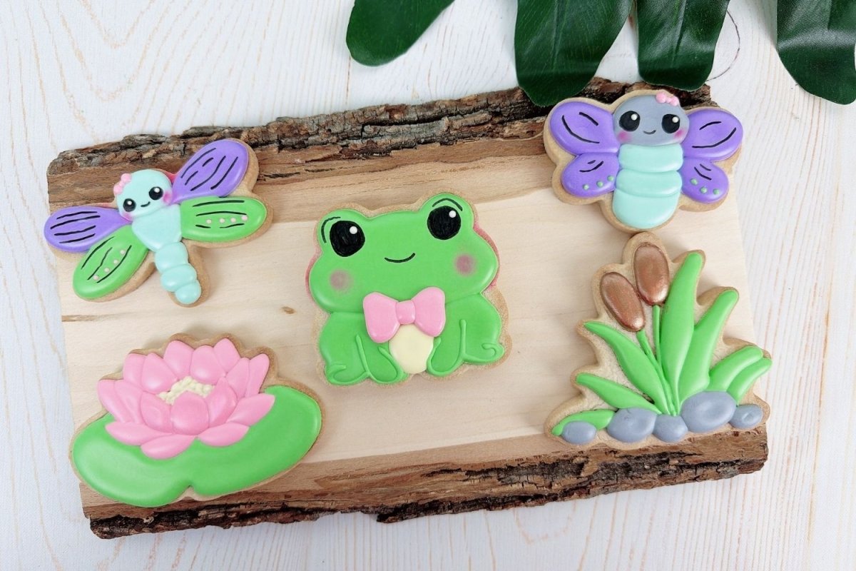 March 2026 Cutter Club- Hoppy Little Pond Pals - The Cookie Countess