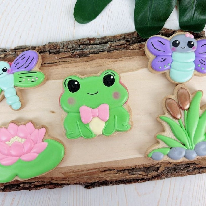 March 2026 Cutter Club- Hoppy Little Pond Pals - The Cookie Countess