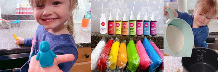 Play-Doh with Pantry Ingredients and Cookie Cutters - The Cookie Countess