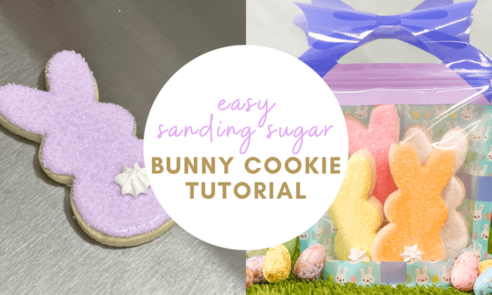 Sanding Sugar Bunny Cookies - The Cookie Countess