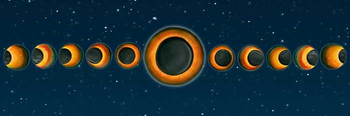 Solar Eclipse Cookies - The Cookie Countess