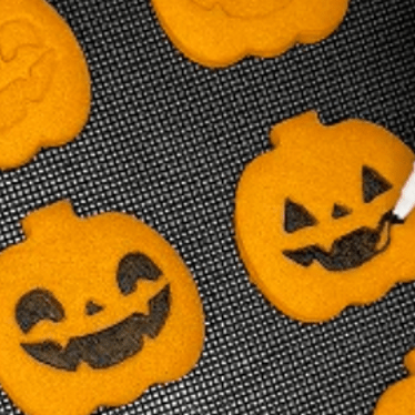 Stamped Jack-o-Lantern Cookies: an Easy Halloween Treat - The Cookie Countess