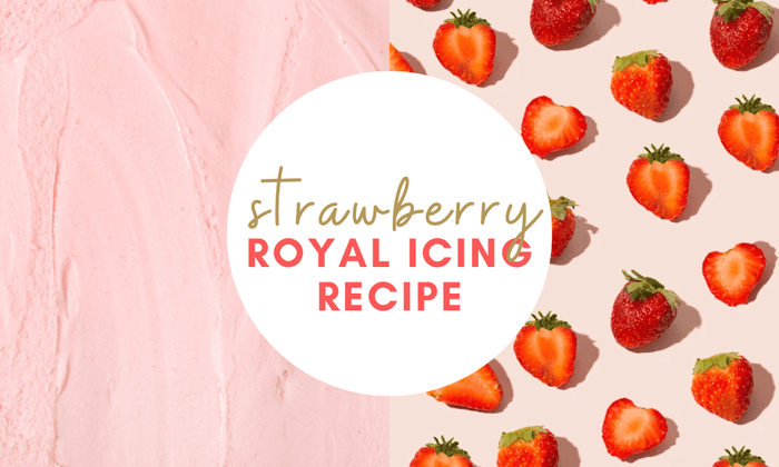 Strawberry Royal Icing - The Cookie Countess