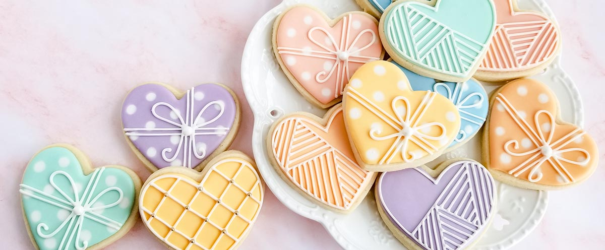 Valentine's Day Cookie Decorating Supplies - Cute, Trendy, Fun