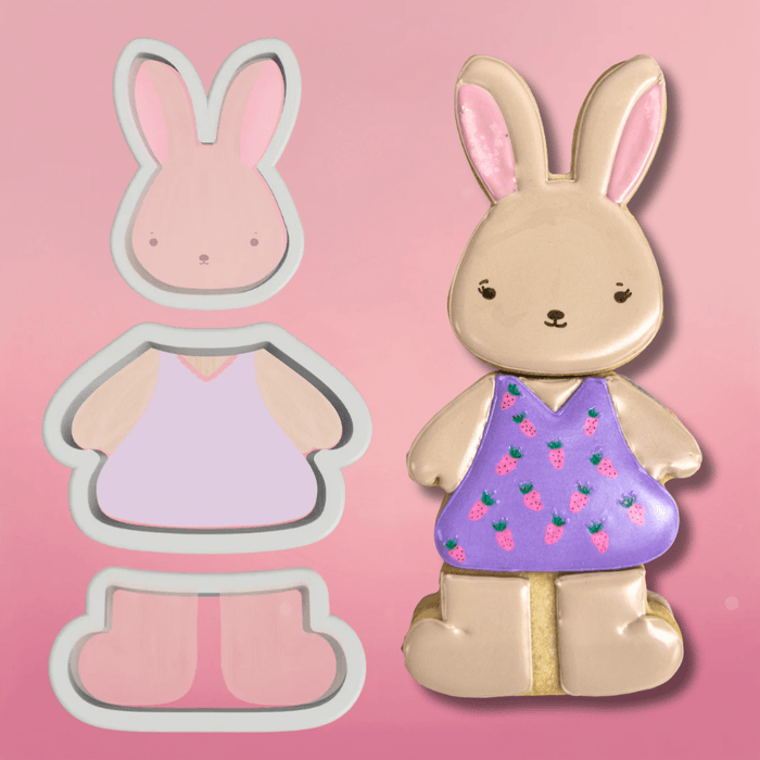 Easter Rabbit cookie cutter - La Boîte à Cookies Easter Rabbit cookie cutter - La Boîte à Cookies
