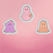 3pc Halloween Mini Ghosts Set Cookie Cutters - The Cookie Countess