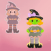 3pc Witch Cookie Cutter - The Cookie Countess
