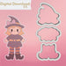 3pc Witch Cookie Cutter STL - The Cookie Countess