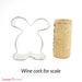 American Tradition Cookie Cutter Mini 2" Easter Bunny Cookie Cutter