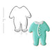 American Tradition Cookie Cutter Mini Footie Pajamas Cookie Cutter