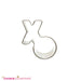 American Tradition Cookie Cutter Mini Hugs and Kisses Cutter 2"