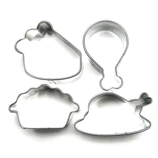 American Tradition Cookie Cutter Mini Thanksgiving Food Cutters Set of 4