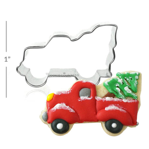 American Tradition Cookie Cutter Mini Truck with Tree 2.5" Cookie Cutter