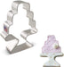 Ann Clark Cookie Cutter Cake with Stand Cookie Cutter 4 1/2" x 3 1/4"