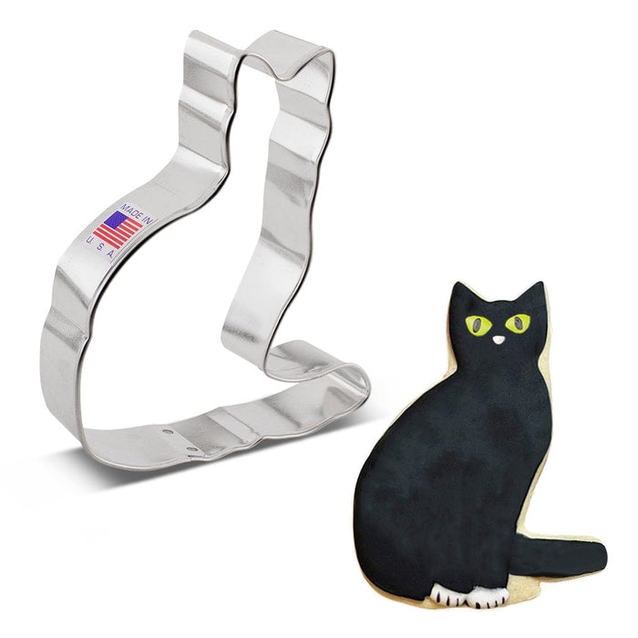 Ann Clark Cookie Cutter Cat With Tail Cookie Cutter
