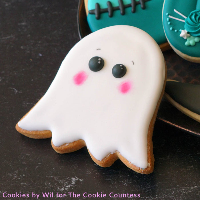 Ann Clark Cookie Cutter Cute Ghost / Tulip Cookie Cutter 3 1/2 x 3 3/8"