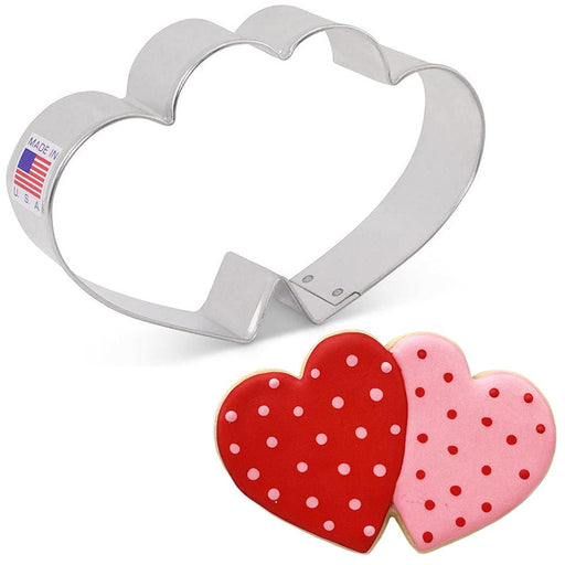 SET OF TWO Romantic Dark Valentine Cookie Cutter Adult Cookie
